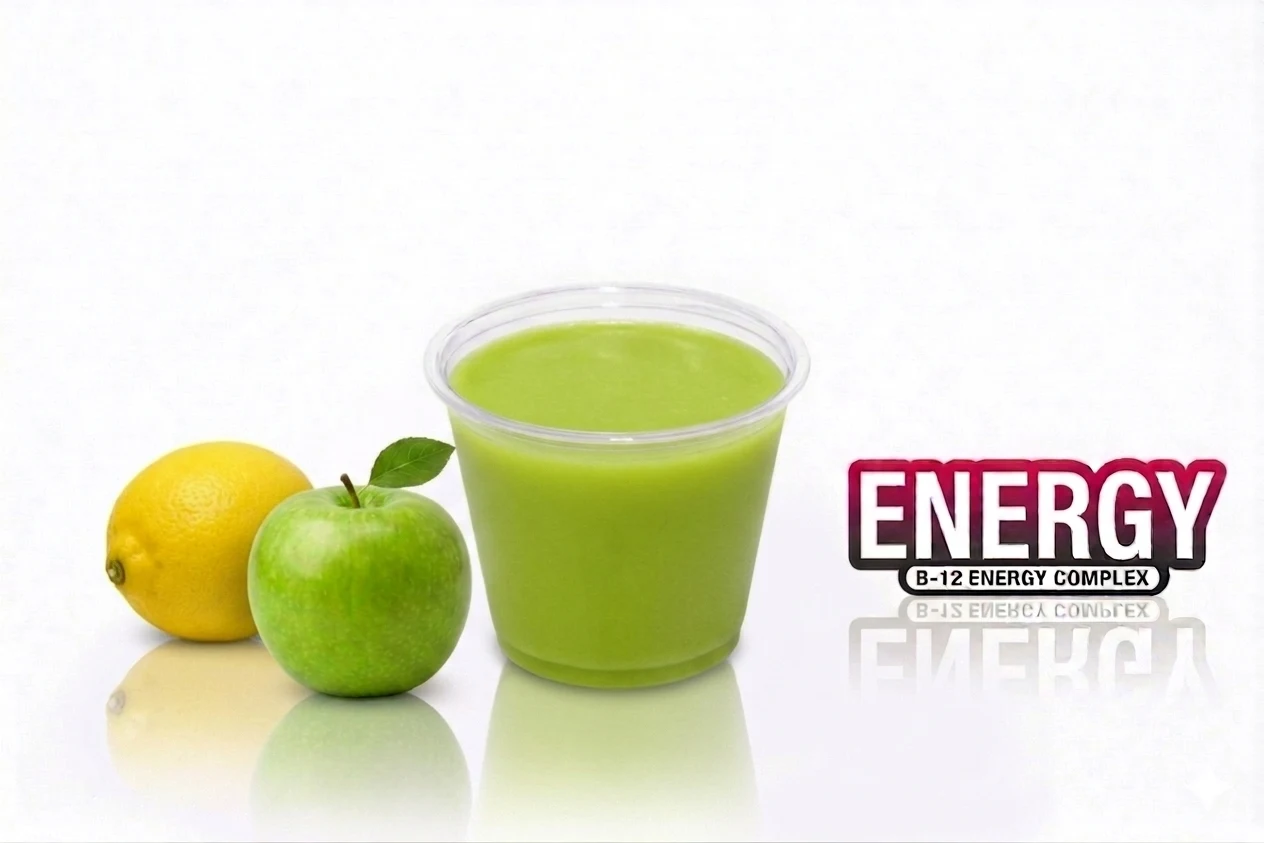 The Go-Go wellness shot - apple, lemon, B-12 energy