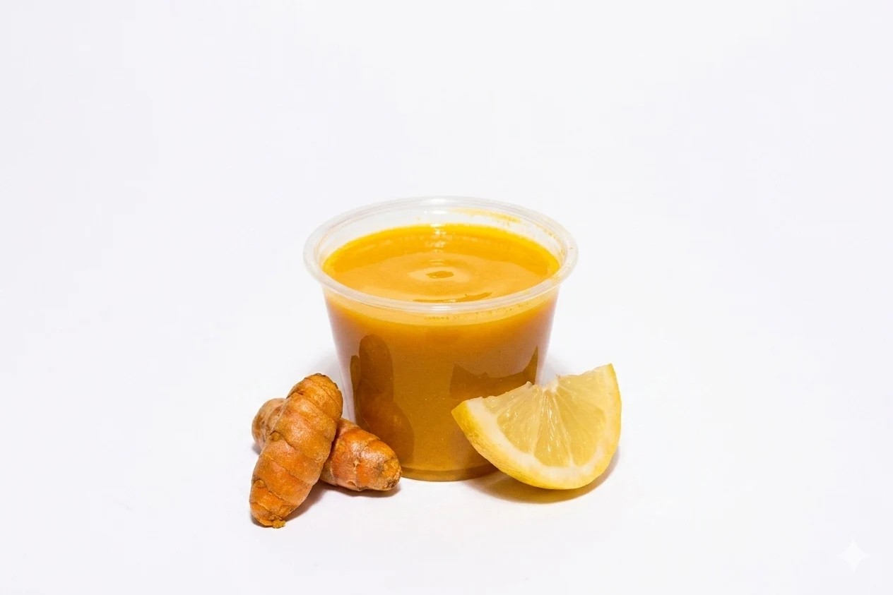 The Kicker wellness shot - orange, lemon, turmeric